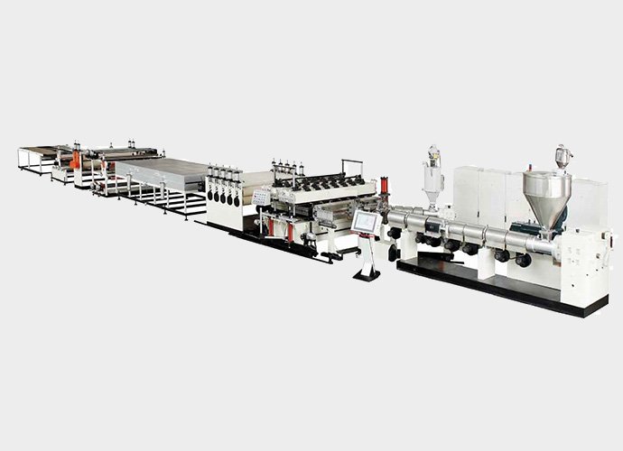 PC, PP, PE Plastic Hollow Plate/Board Extrusion Line