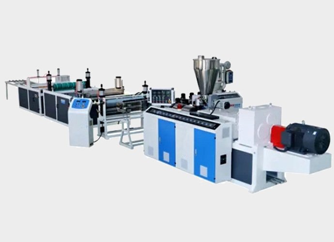PVC corrugated wave roof sheet extrusion line