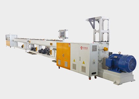 Plastic pipe machine