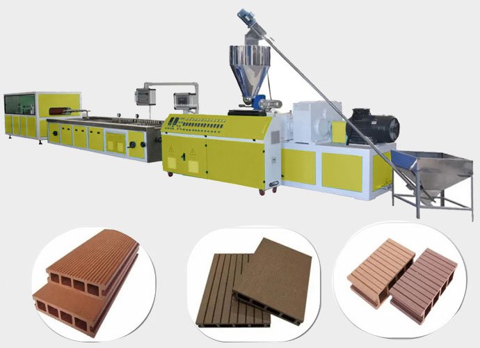 WPC decking ,fencing,wall cladding extrusion line
