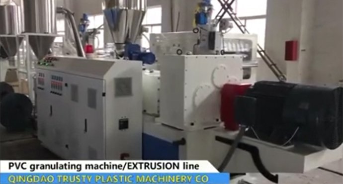 PVC granules making machine